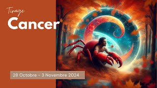 CANCER ♋ 28 OCTOBRE  3 NOVEMBRE 2024  Vous sentez cette nouveauté arriver pour 2025 [upl. by Mimi]