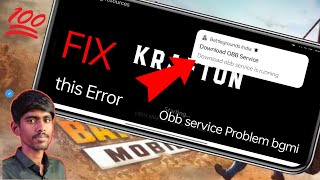 Fix Bgmi download obb service is running pubg mobile problem 2024  obb service is running pubg 2024 [upl. by Keiko]