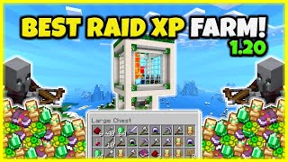 BEST AFK RAID FARM EVER CHEAP AND VERY FAST In Minecraft Bedrock 120 [upl. by Nylcsoj]