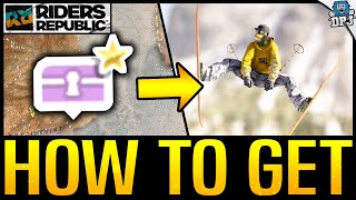 Riders Republic  HOW TO GET  FIND SECRET OLD SCHOOL SKIS RELIC  Fast amp Easy Guide [upl. by Krischer]