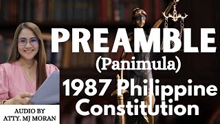 Preamble1987 Philippine Constitution  Panimula ng Saligang Batas  Audio CodalEnglish amp Filipino [upl. by Aubigny]