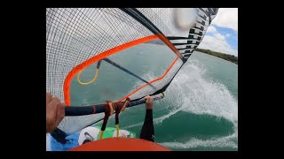 Windsurfing Shakespear Bay 121024 Carbon Art AHU 89 Starboard Kode 94 Severne Blade Pro 47 [upl. by Rodoeht]