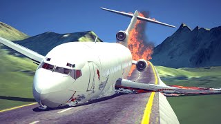 Emergency Landings 48 How survivable are they Besiege [upl. by Holbrooke758]