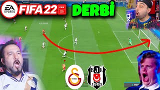 FIFA 22 GALATASARAYBEŞİKTAŞ DERBİSİ 25 METRE GOL  ÜMİDİ İLE FİFA 22 OYNUYORUZ  FIFA 22 ÇIKTI [upl. by Hathaway]