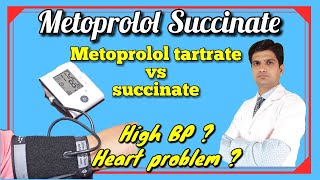 Metoprolol  Metoprolol 50 mg tablets  Metoprolol succinate  metoprolol tartrate vs succinate [upl. by Delamare]