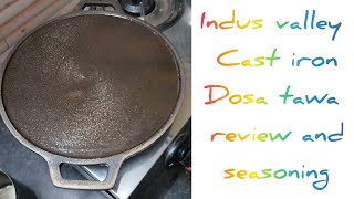 Dynamic cast Iron Dosa tawa unboxing amp review Care before first use Demo  Best cast iron cookware [upl. by Edette356]