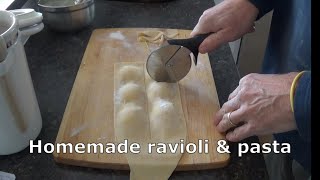 Homemade Ravioli and Pasta using KitchenAid Pasta Roller amp Cutter [upl. by Calvano]