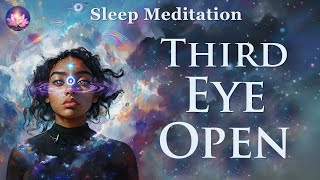 Open Third Eye Chakra Sleep Hypnosis 🌟I AM Affirmations 963 Hz Pineal Gland Activation Frequency [upl. by Einal55]