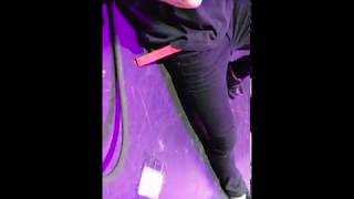 Monsta X  Wonho lays on the floor NEXT TO US FANS  Beautiful in ATLANTA Tour 4K HD [upl. by Mayes616]