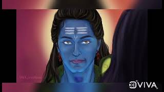 shiv parvati animated clip for status [upl. by Yslek330]