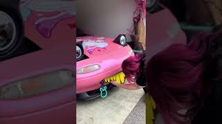 Zombie teeth are on clearance rn 👀🎃 miata miatahalloween pinkmiata cargirl miatalife carteeth [upl. by Mayor]