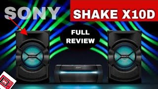 SONY SHAKE X10D HiFi Audio system  Review and Sound test [upl. by Ciro351]