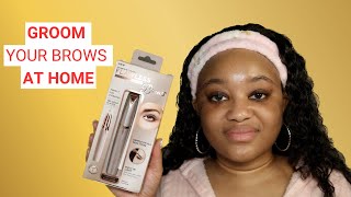 Eyebrow Hair Removal  Finishing Touch Flawless Brows Review [upl. by Acinorrev]