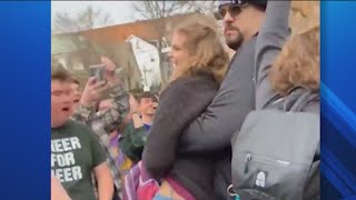 Gun rights activist Kaitlin Bennett says riot broke out during appearance at Ohio University [upl. by Leahsim]