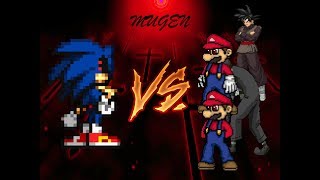 【Mugen】SonicEXER vs Some Characters [upl. by Ikilisav]