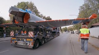 Eurofighter auf dem Straßenmarsch  Bundeswehr [upl. by Ludeman5]