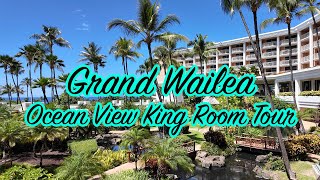 Luxury Grand Wailea Resort Room Tour 2024  Waldorf Astoria Hotel [upl. by Nnovahs881]