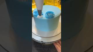 Blue roselet cakeart cakedesign shortvideo cakedecoration cute cake ytshorts youtubeshorts [upl. by Iand666]