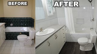 Bathroom Remodel Time Lapse DIY Renovation [upl. by Ahsayn]