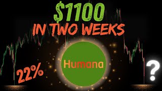 How I Made 1100 On A Swing Trade Humana Stock [upl. by Dulsea]