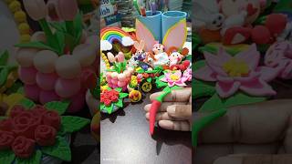 DIY Clay craft idea ।। Clay art ।। diy shorts craft clayart creative art [upl. by Anha975]