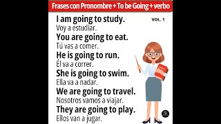 Frases con Pronombre  To be Going  verbo [upl. by Stahl638]