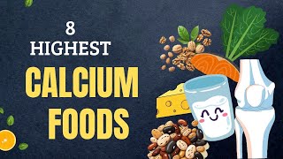 8 FOODS Rich In CALCIUM You Must Add to Your Diet [upl. by Marshal]