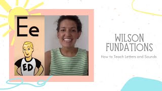 Wilson Fundations How to Teach Letters and Sounds [upl. by Aihtnic]