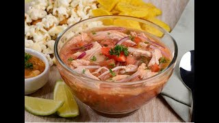 Delicioso Ceviche de Pollo Ecuatoriano [upl. by Hnid]