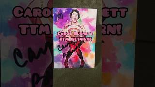 Carol Burnett ttm return shorts shortvideo carolburnett ttm ttmsuccess [upl. by Teresina46]