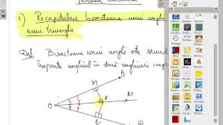 Teorema bisectoarei clasa a VII a wwwsupermeditatiiro [upl. by Beau]