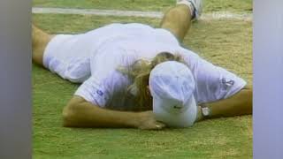 Andre Agassi Wimbledon 1992 [upl. by Jehius]