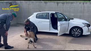 Olbia arrestato corriere della droga sequestrato oltre 1 kg di cocaina al Porto Isola Bianca [upl. by Lewes682]