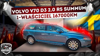 VOLVO V70 D3 ✅️ 20 D3 R5 163KM ✅️ SUMMUM ✅️ Automat ✅️ 1właściciel ✅️ 167000km ✅️ Import Szwecja [upl. by Jacques]