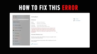 How to fix We cant activate Windows on this device  Fix Error code 0xC004F074  Windows 10 [upl. by Seto]