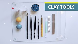 Polymer Clay TOOLS  Suggested Tools for BEGINNERS [upl. by Klapp992]