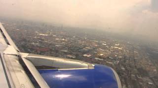 Interjet A320 landing Monterrey MTY to Mexico MEX [upl. by Assel]