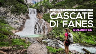 Cascate Di Fanes Sentiero dei canyon e delle cascate [upl. by Cornwall]