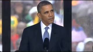 Barack Obama Eulogy Speech for Nelson Mandela 10 December 2013 [upl. by Etti]