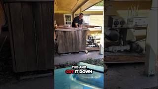 Hot Tub Removal in 18 minutes [upl. by Oly]