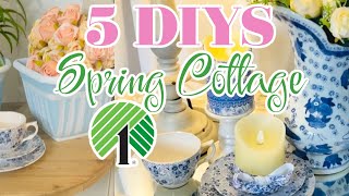 🌿DIY Dollar Tree COTTAGE DECOR CRAFTS 🌿Olivias Romantic Home DIY [upl. by Nnylhtak]