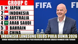 🔴 KEPUTUSAN TAK TERDUGA PRESIDEN FIFA MALAM INI SCANARIO INDONESIA BISA LANGSUNG LOLOS PIALA DUNIA [upl. by Valencia]