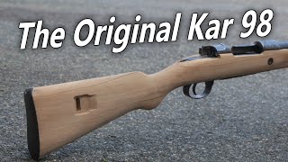 Shaping the Stock on the Original Kar 98 Part 3 [upl. by Anrapa]