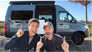 Ultimate OffGrid Sprinter Van  Storyteller Overland Stealth Van Tour [upl. by Claudia]