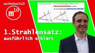 1 Strahlensatz ausführlich erklärt I mathehoch10 [upl. by Sochor]