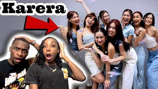 BINI Karera Official Music Video REACTION [upl. by Ehcram]