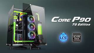 Thermaltake Core P90 Tempered Glass Edition MidTower Chassis Product Animation [upl. by Baggott]