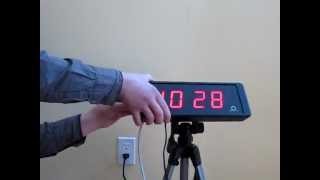 MOBATIME  digital IP clock  NTP amp 120 VAC  by TIME SENSE [upl. by Ahsiekat]