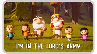 Im In the Lords Army Yes Sir Featuring Michael Tait  plus more Bible songs for kids [upl. by Atinwahs255]