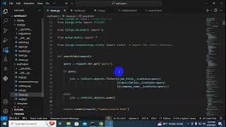 Django Search  Job Portal  Creative Coders  models import Q  Job Searching [upl. by Sweeney]